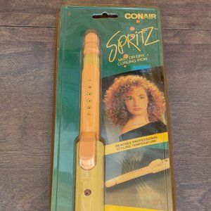 Unopened Original Package Vintage 1988 Conair Spritz Mist or Dry Curling Iron